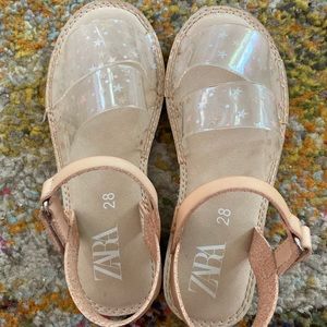 Zara girls sandals size 28 (us 10/11) NWOT!
